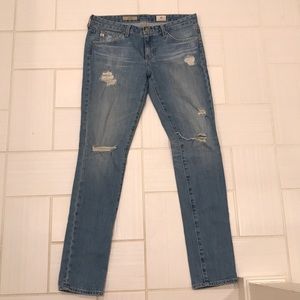 AG distressed jeans